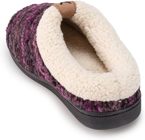 شباشب متطابقة للأم والابنة - ملابس الأم وأنا - قباقيب مبطن بالصوف المحبوك بالكروشيه in Kuwait