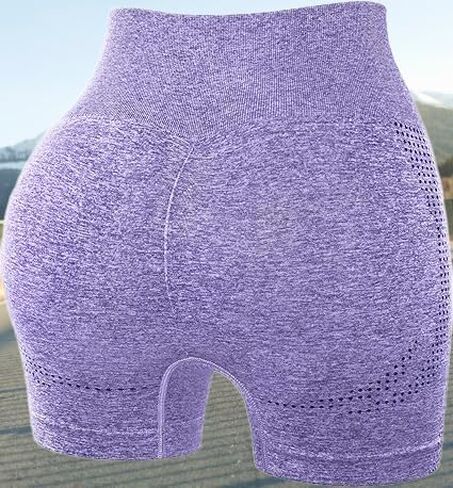 Women's High Waist Seamless Butt Lifting Biker Workout Yoga Shorts in Saudi Arabia