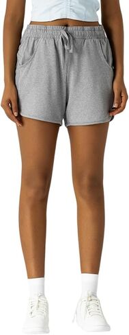 Women's Lightweight High - Waist Running Shorts with Moss Jersey Fabric and Side Pockets in Saudi Arabia