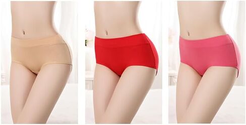 Womens Underwear Cotton Hipster Panties Low Rise No Show Briefs Soft Stretch Breathable Ladies Panties in Saudi Arabia
