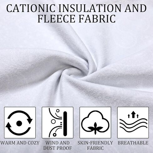 6 Pcs Winter Neck Gaiter Warmers for Women Men Windproof Fleece Face Mask Cover Scarf for Cold Weather Sport in Saudi Arabia