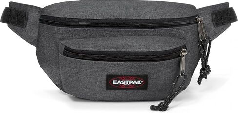 حقيبة EASTPAK Doggy - حقيبة خصر 3 لتر مع جيوب أمامية وخلفية بسحاب، حزام قابل للتعديل، خفيفة الوزن وصديقة للنباتيين، سوداء in Saudi Arabia
