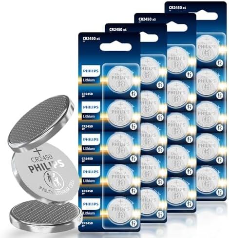 Philips CR2450 3V Lithium Battery (5 Pack) in Saudi Arabia