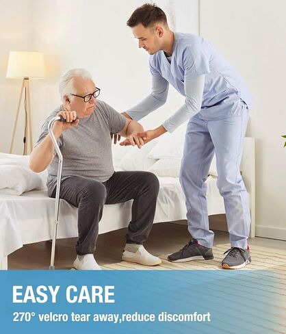 Men's Tear Away Baggy Wide Leg Easy Open Side Pants Casual Post-Surgery Moisture Wicking Sweatpants with Pockets in Saudi Arabia