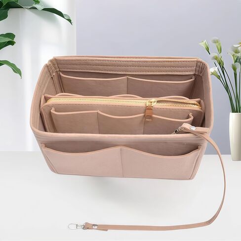 Felt Tote Bag Organizer Insert,Purse Organizer Insert, Handbag Dividers for Inside Purse in Saudi Arabia