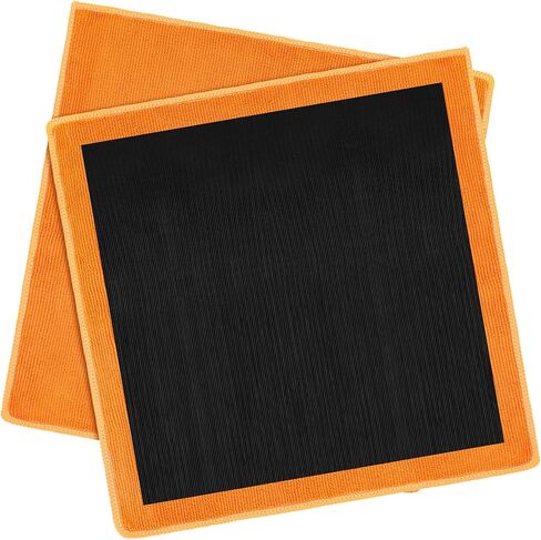 2PCS Clay Towel Auto Detailing, Clay Bar Towel 12 x 12 in Clay Bar Cloth Auto Detailing Clay Cloth for Car Clay Towel, Microfiber Car Clay Cloth in Kuwait