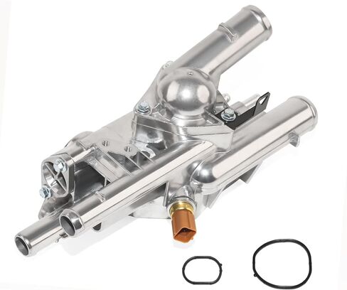 2.4L Aluminum Thermostat Housing Compatible with 2010-2015 Hyundai Tucson 2011-2016 Kia Sportage 2011-2015 Kia Sorento Replace# 256002G500 86025 902-5128 in Saudi Arabia