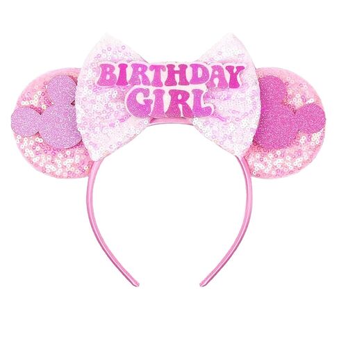 Mouse Ears Headband – Car-Themed Party Ears for Women (Birthday Color) in Saudi Arabia