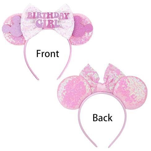 Mouse Ears Headband – Car-Themed Party Ears for Women (Birthday Color) in Saudi Arabia