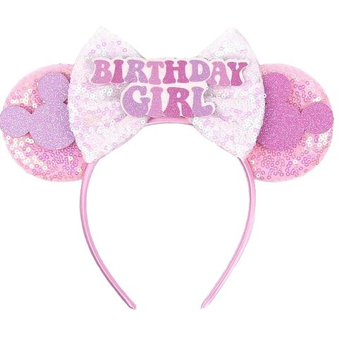 Mouse Ears Headband – Car-Themed Party Ears for Women (Birthday Color) in Saudi Arabia
