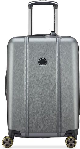 DELSEY PARIS Cadence Hardside Expandable Luggage with Spinner Wheels, Deep Black, Checked Large 28 Inch in Kuwait