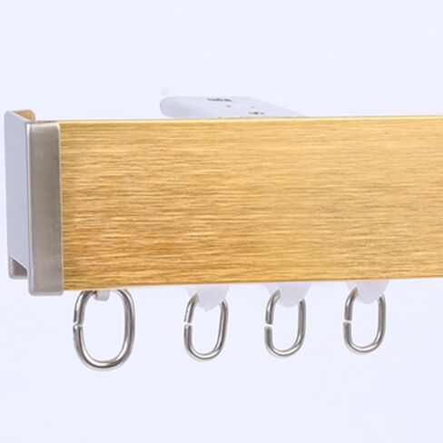 Adjustable Ceiling Curtain Track System - 2m E Wall & 1.4m D Wall - Smooth Gliding Curtain Rods for Room Divider Solutions - Essential Home Décor Accessories in Saudi Arabia