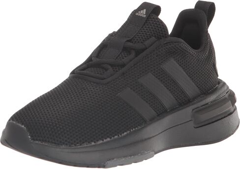 adidas Racer TR23 Elastic Lace Sneaker, Black/Silver Metallic/Black, 4.5 US Unisex Big Kid in Saudi Arabia