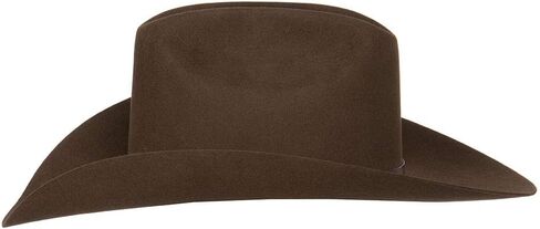 Resistol Men's George Strait By Santa Clara 6X Felt Cowboy Hat Bark 7 in Saudi Arabia