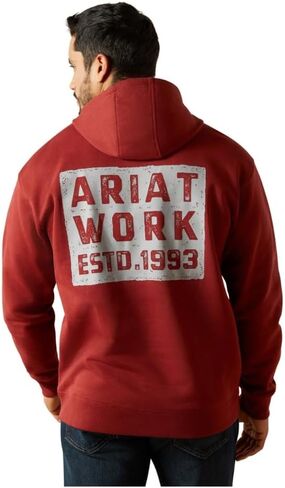 سترة بغطاء رأس رجالي من ARIAT Rebar Workman Brickyard in Saudi Arabia