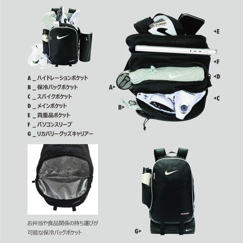 Nike Backpack, Black/Black/Summit White, One Size in Saudi Arabia