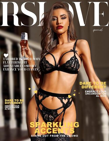 RSLOVE الملابس الداخلية للنساء مع جوارب عالية الفخذ وشبكة صيد السمك in Saudi Arabia