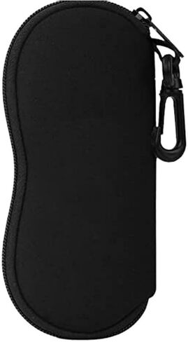 Sunglasses Soft Case Ultra Light Neoprene Zipper Eyeglass Case for Men Women in Saudi Arabia