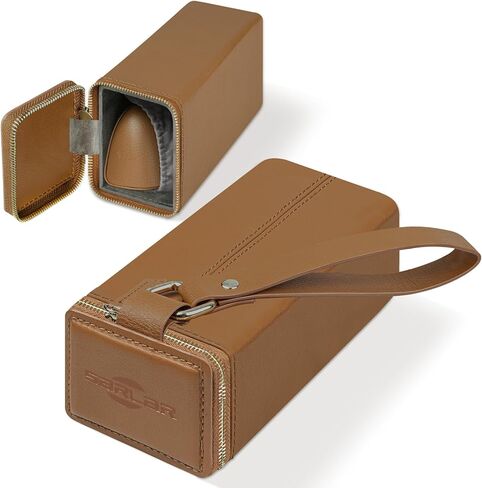 حقيبة حمل سارلار لملحقات حقيبة شحن Rayban Meta، منظم صلب من جلد البولي يوريثان الفاخر لنظارات Rayban Meta Wayfarer/Oakley HSTN Gen1/Gen 2 الذكية، مثالية للسفر والتخزين in Kuwait