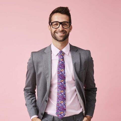 Novelty Necktie for Men (Alice Wonderland Fairytale Story Pattern) Fun Conversational Silky Tie, Neck Tie for Party, Events, Unique and Original in Saudi Arabia