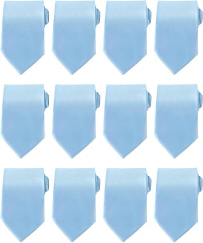 Cuffbow Men's Tie Bulk Groomsman Ties 3.15'' Tie Formal Necktie for Wedding Business in Kuwait