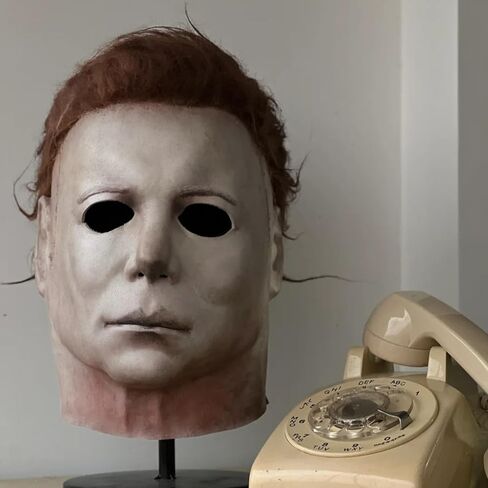 Michael Mask for Adults – Realistic Latex Full-Head Halloween Mask, Scary Horror Cosplay Costume Accessory in Saudi Arabia