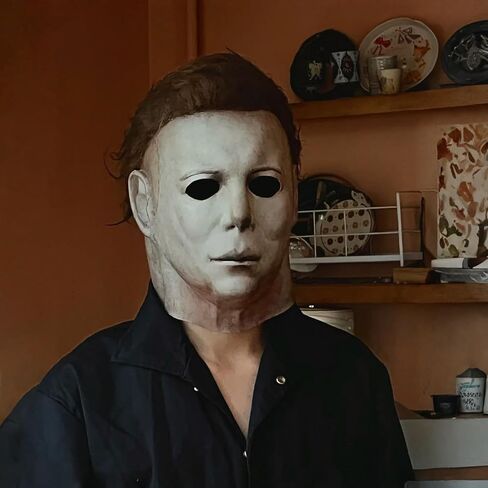 Michael Mask for Adults – Realistic Latex Full-Head Halloween Mask, Scary Horror Cosplay Costume Accessory in Saudi Arabia