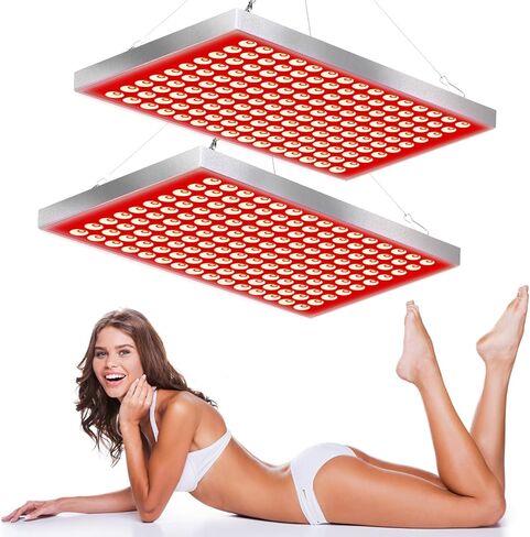 Red Light Therapy for Body and Face, Infrared Red Light Therapy Device with Stand, 660nm and 850nm LED RedLight Panel for Full Body Skin Rejuvenation at Home (2 Pack) in Saudi Arabia