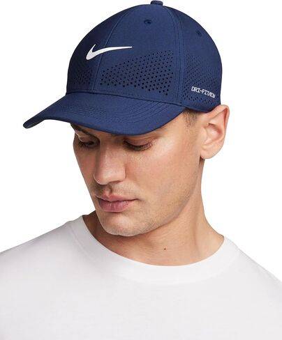 Nike Structured Swoosh Cap MD | LG Black | White in Kuwait