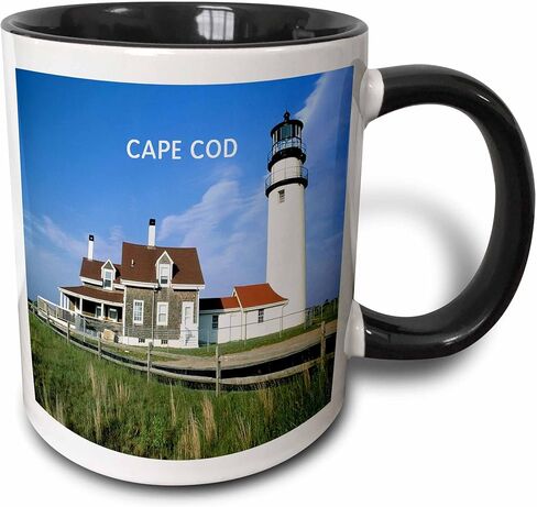 3dRose Lighthouse on Cape Cod in Massachusetts Ceramic Mug, 11-Ounce in Saudi Arabia