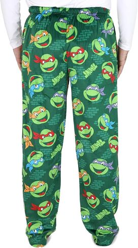 Nickelodeon TMNT Pajamas for Men, Fleece Adult Ninja Turtles Pajama Pants, Teenage Mutant Ninja Turtles Pj Pants, S-M-L-XL in Saudi Arabia
