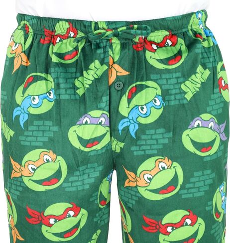 Nickelodeon TMNT Pajamas for Men, Fleece Adult Ninja Turtles Pajama Pants, Teenage Mutant Ninja Turtles Pj Pants, S-M-L-XL in Saudi Arabia