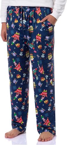 INTIMO SpongeBob SquarePants Men's Christmas Ugly Sweater Sleep Tossed Print Pajama Pants in Saudi Arabia