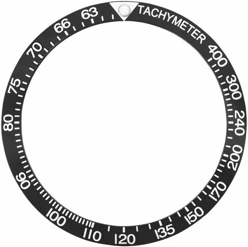 إطار بديل من Ewatchparts باللون الأسود المسطح متوافق مع الساعة 39 مم × 32.50 مم in Kuwait