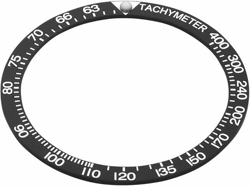 إطار بديل من Ewatchparts باللون الأسود المسطح متوافق مع الساعة 39 مم × 32.50 مم in Kuwait