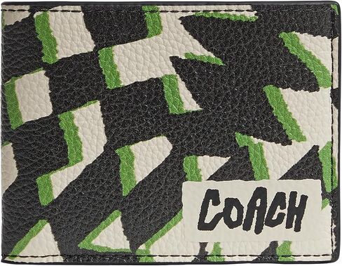 COACH Men's Slim Billfold, Charcoal in Saudi Arabia