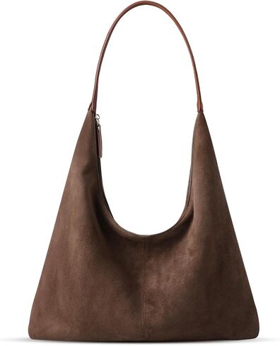 حقيبة كتف من جلد الغزال للنساء من جلد الغزال محفظة بوهو حقائب مترهل حمل حقيبة الحقائب العصرية الهلال حقيبة كروسبودي حقيبة يد in Kuwait