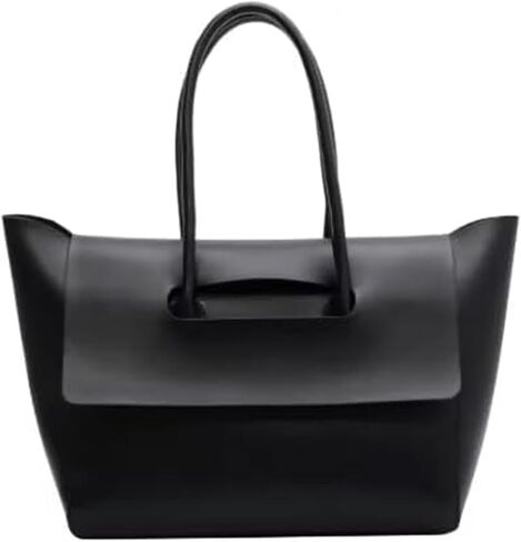 المرأة خمر بولي Leather جلد كبير حمل حقيبة رفرف حمل مقبض علوي حقيبة حقائب الكتف المحافظ in Kuwait