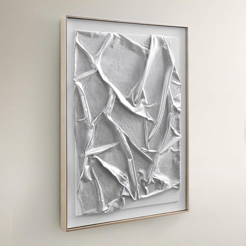 لوحة حائط Z Gallerie In the Mood مزخرفة باللون الفضي المعدني in Kuwait