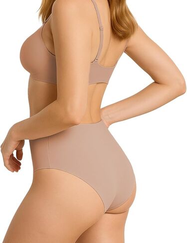 BODYcontrol Women's Laser Cut High Waist Control Panties No Show Underwear, Invisible Full Coverage Briefs, Daily Wear 2905 in Saudi Arabia