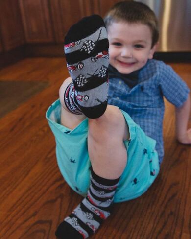 MeMoi Boys' Race Car Rayon from Rayon Crew Socks in Saudi Arabia