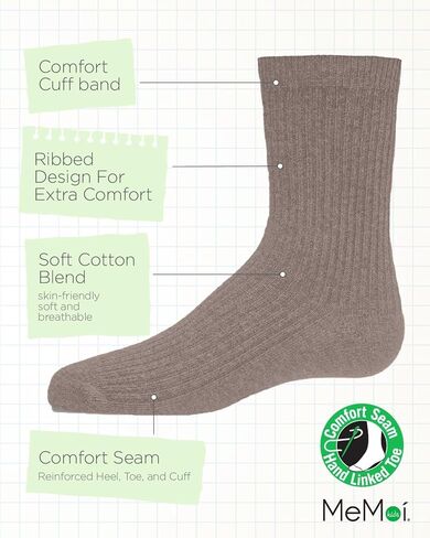 MeMoi Cheri Cozy Scrunched Crew Socks in Saudi Arabia