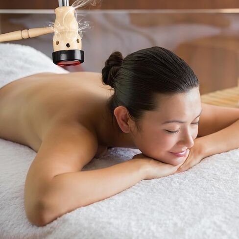 حامل موقد عصا موكسا، شرائط موكسا خشبية، صندوق حارس الكى، أداة تدليك نقاط الوخز للكي 葫芦灸 Ai Jiu 艾灸工具 in Kuwait