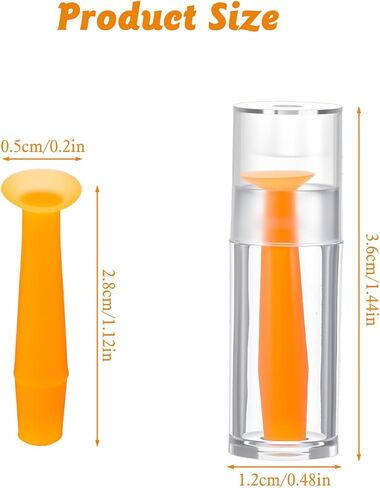 12 Pieces Hard Contact Lens Remover Tool for RGP and Scleral Lenses, Hard Contact Lens Plunger Suction Cup Lens Inserter Tools, Silicone Eye Suction Cup Scleral Lenses Removal Tool in Saudi Arabia