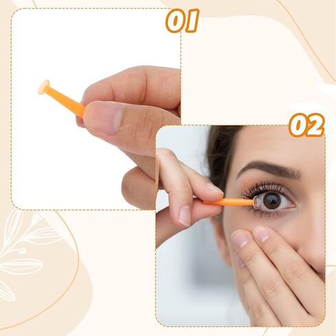 12 Pieces Hard Contact Lens Remover Tool for RGP and Scleral Lenses, Hard Contact Lens Plunger Suction Cup Lens Inserter Tools, Silicone Eye Suction Cup Scleral Lenses Removal Tool in Saudi Arabia
