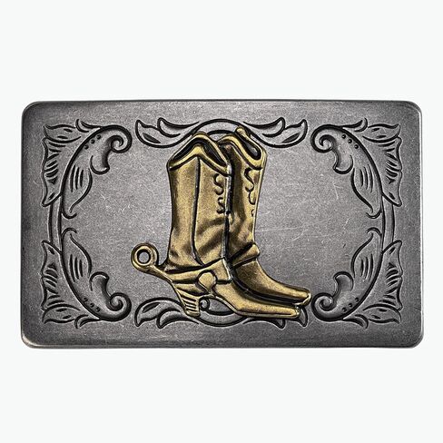 Western Belt Buckle for 1.5" Belts | Heavy Duty Interchangeable Cowboy Buckle Western Accessory for Men & Women in Saudi Arabia