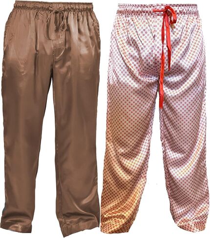 Up2date Fashion Men's Satin Lounge Pants Combo Pack in Saudi Arabia