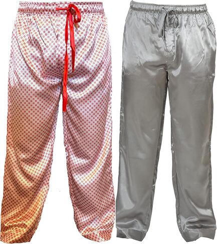 Up2date Fashion Men's Satin Lounge Pants Combo Pack in Saudi Arabia