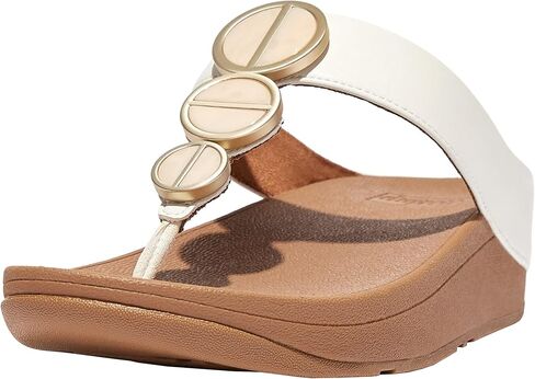 صندل نسائي من FitFlop بحواف معدنية ومقدمة مدببة in Kuwait