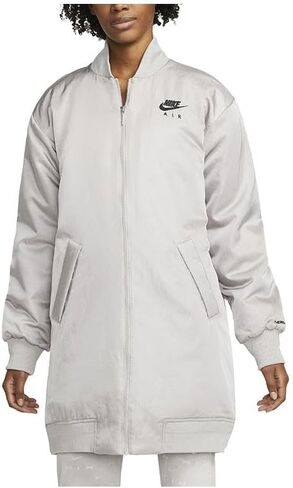 سترة Nike Air Therma-FIT Bomber للسيدات النشطة مقاس S، اللون: رمادي/أسود (MSS-DD4640033) in Kuwait